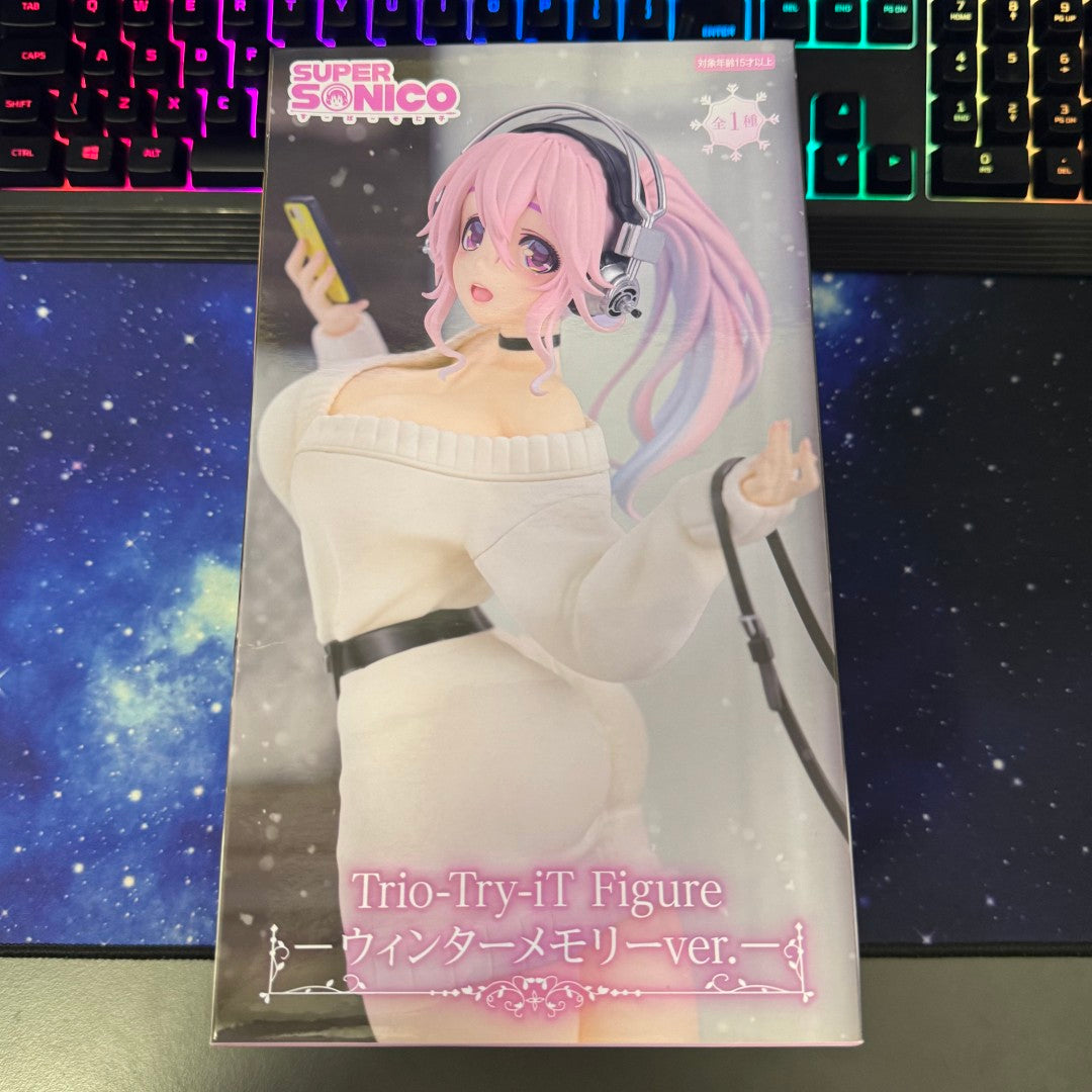 Super Sonico Winter Memory PVC Figure FuRyu