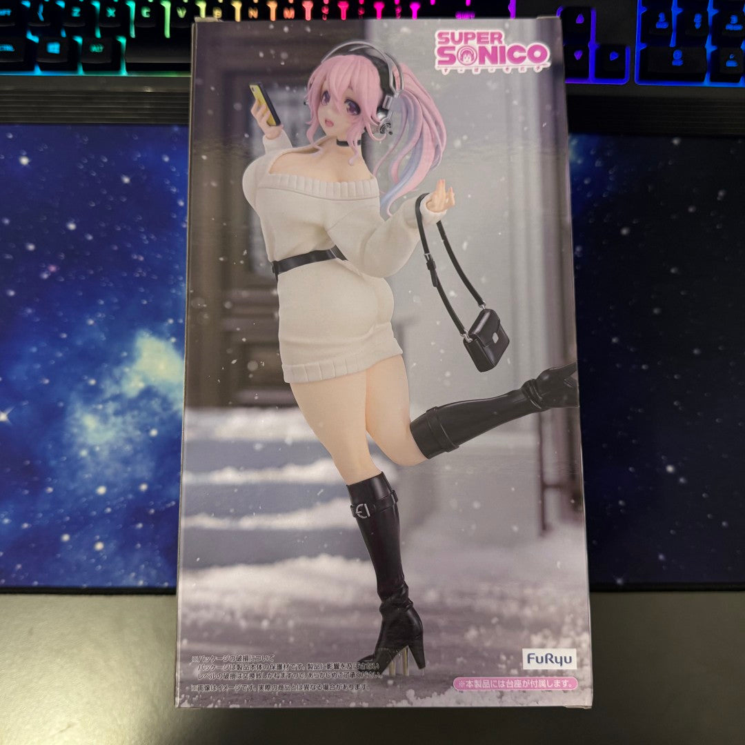 Super Sonico Winter Memory PVC Figure FuRyu