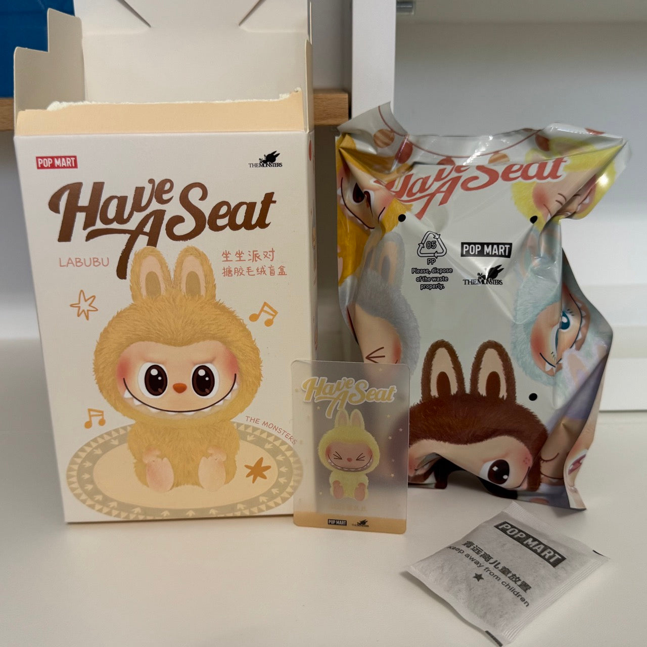 Authentic Popmart Labubu - Have a Seat Series - confirmed char