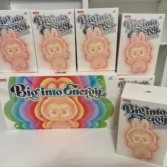 Authentic Popmart Labubu THE MONSTERS - Big into Energy Series (with drawstring bag)