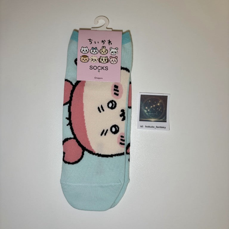 Chiikawa Authentic Mascot Crew Socks - Close-Up