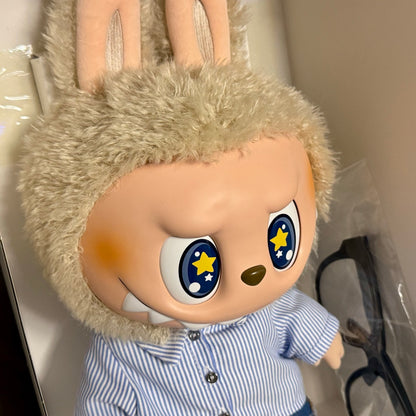 Authentic Labubu Flip with me 40cm The Monsters Popmart Vinyl Plush Doll