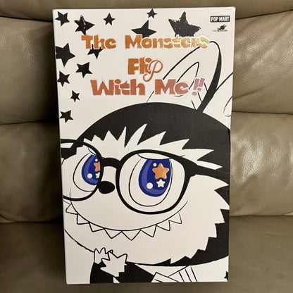 Authentic Labubu Flip with me 40cm The Monsters Popmart Vinyl Plush Doll