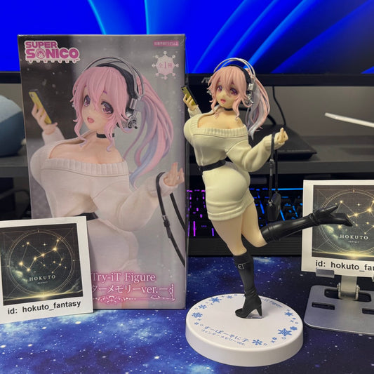 Super Sonico Winter Memory PVC Figure FuRyu