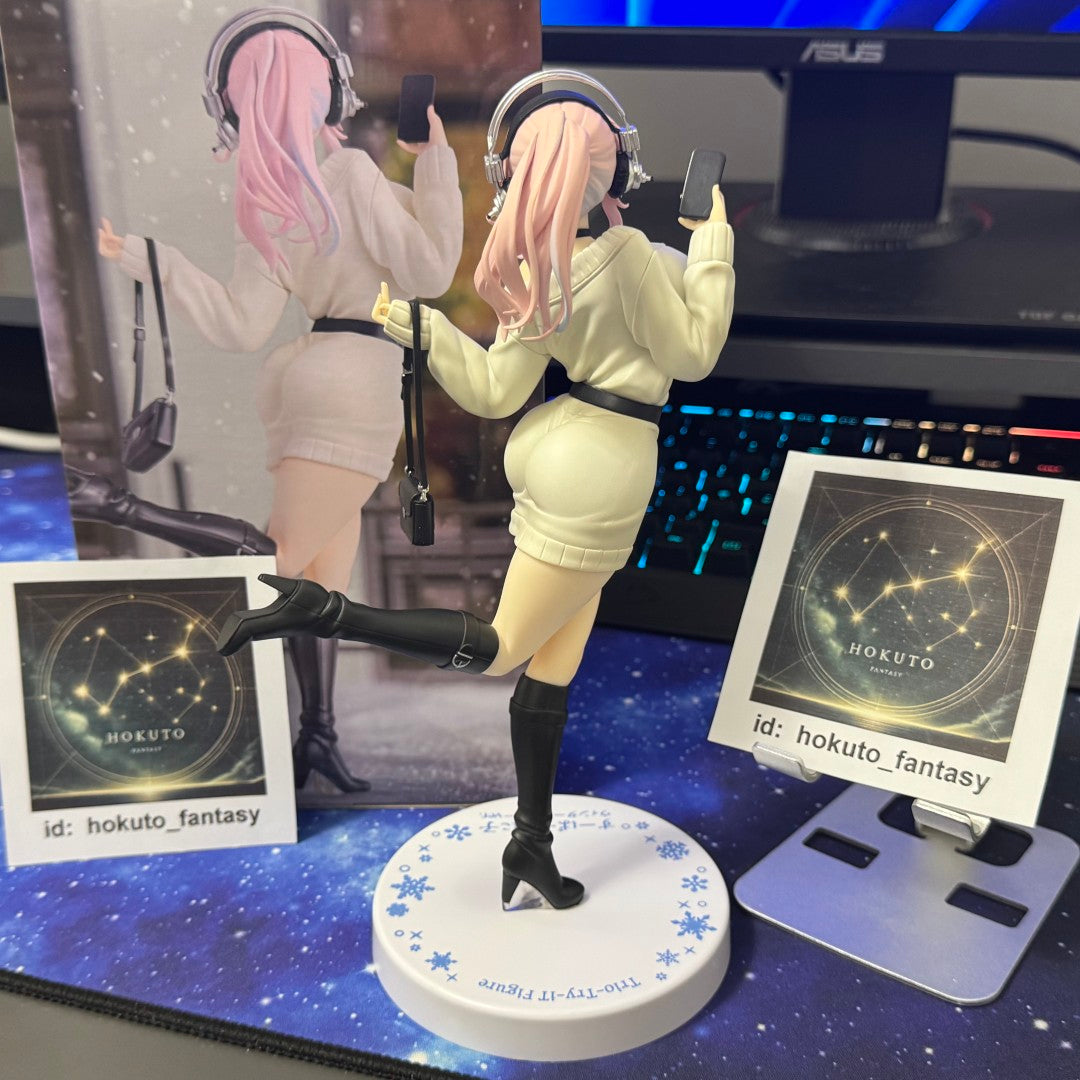 Super Sonico Winter Memory PVC Figure FuRyu