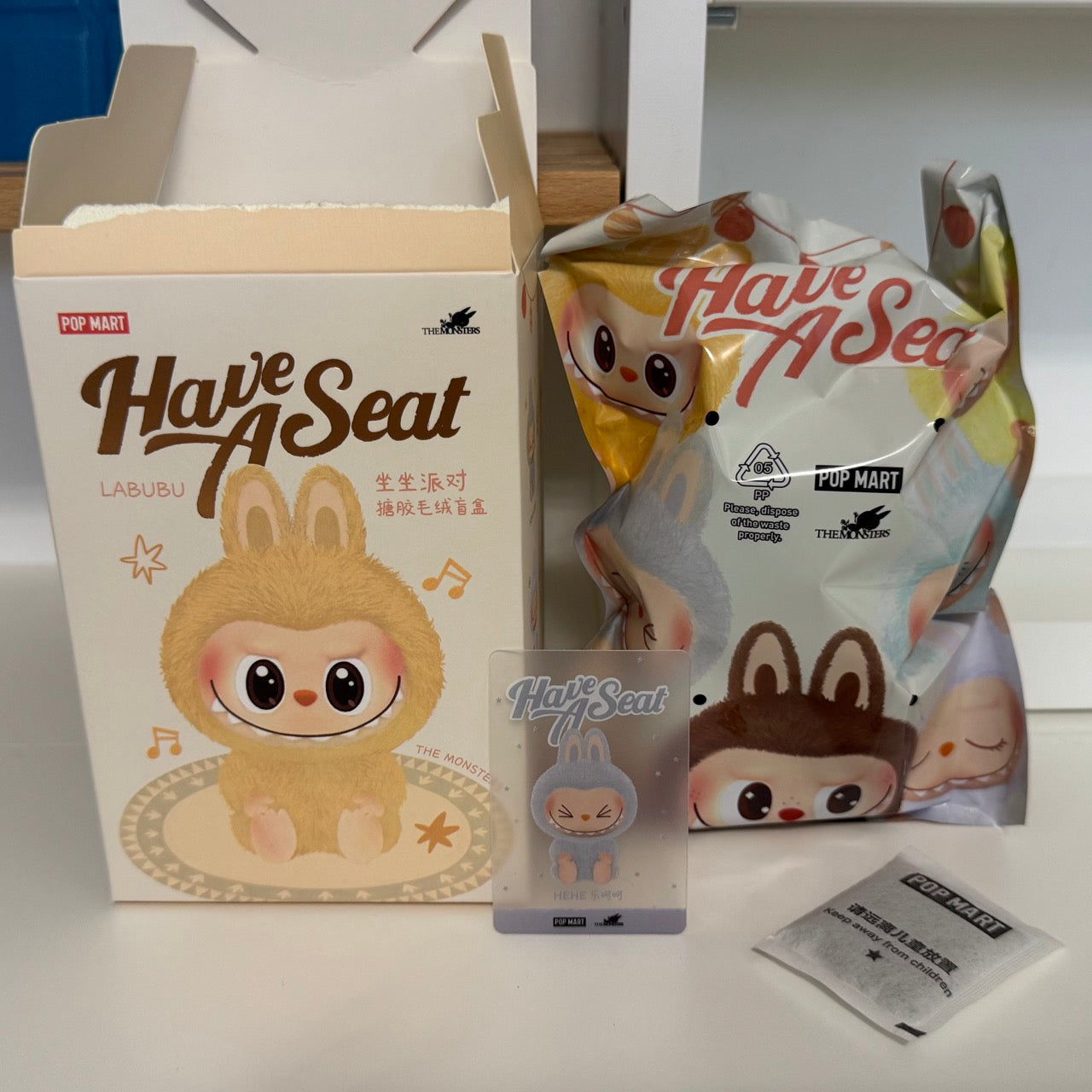 Authentic Popmart Labubu - Have a Seat Series - confirmed char