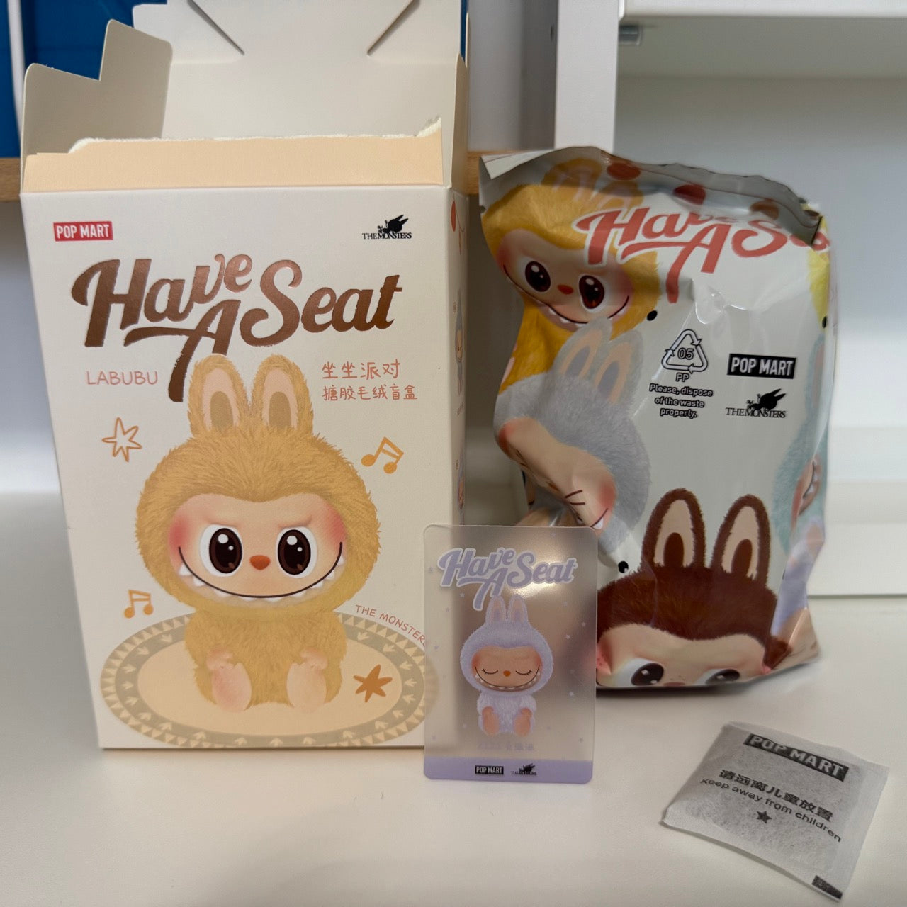 Authentic Popmart Labubu - Have a Seat Series - confirmed char