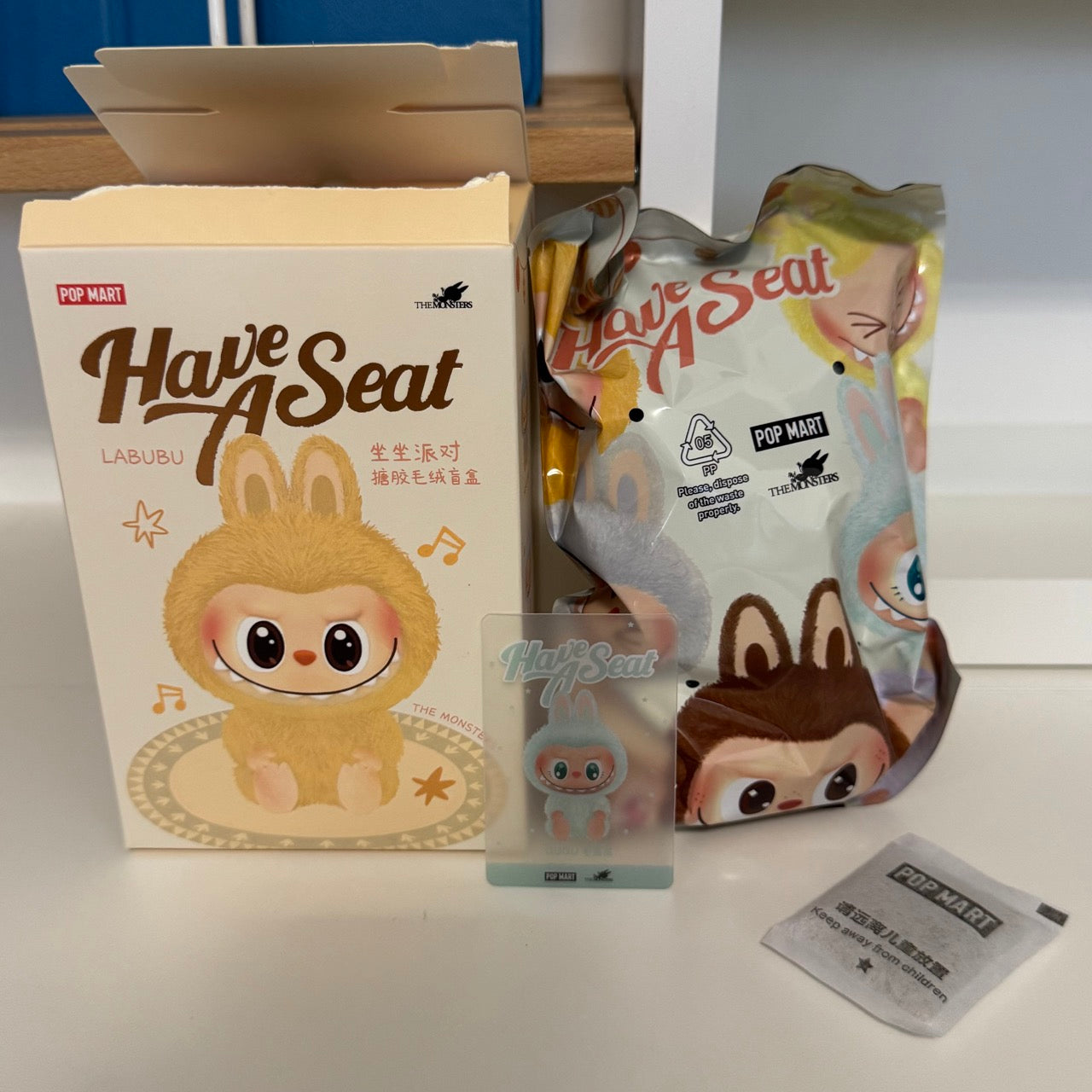 Authentic Popmart Labubu - Have a Seat Series - confirmed char