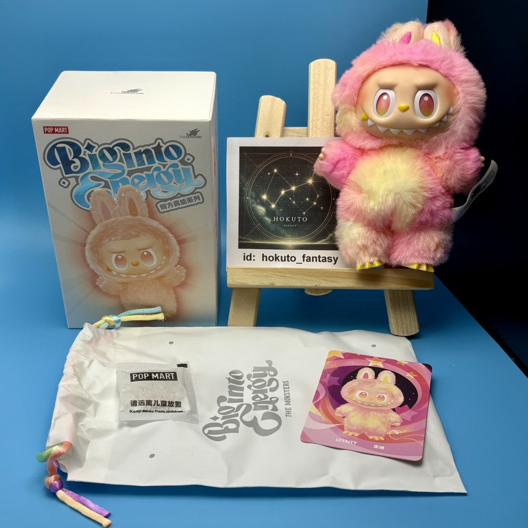 Authentic Popmart Labubu THE MONSTERS - Big into Energy Series (with drawstring bag)