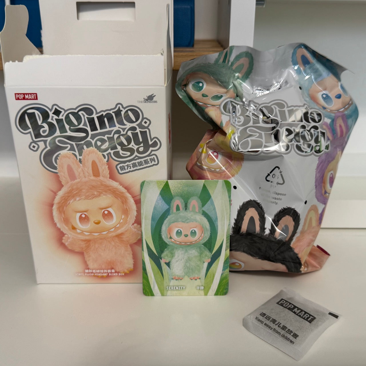 Authentic Popmart Labubu v3 - Big into Energy Series - confirmed char