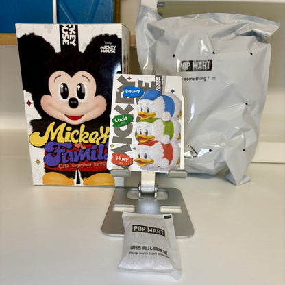 Authentic Popmart Mickey Family Cute Together Keychain Figures- confirmed SECRET