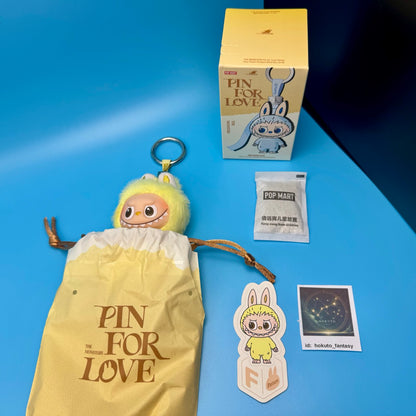 Authentic Popmart Labubu Pin for Love Vinyl Plush Pendant A-M