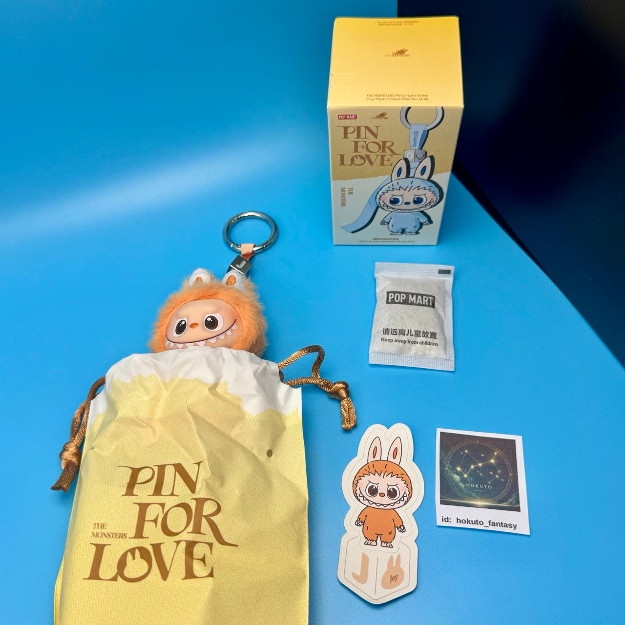 Authentic Popmart Labubu Pin for Love Vinyl Plush Pendant A-M