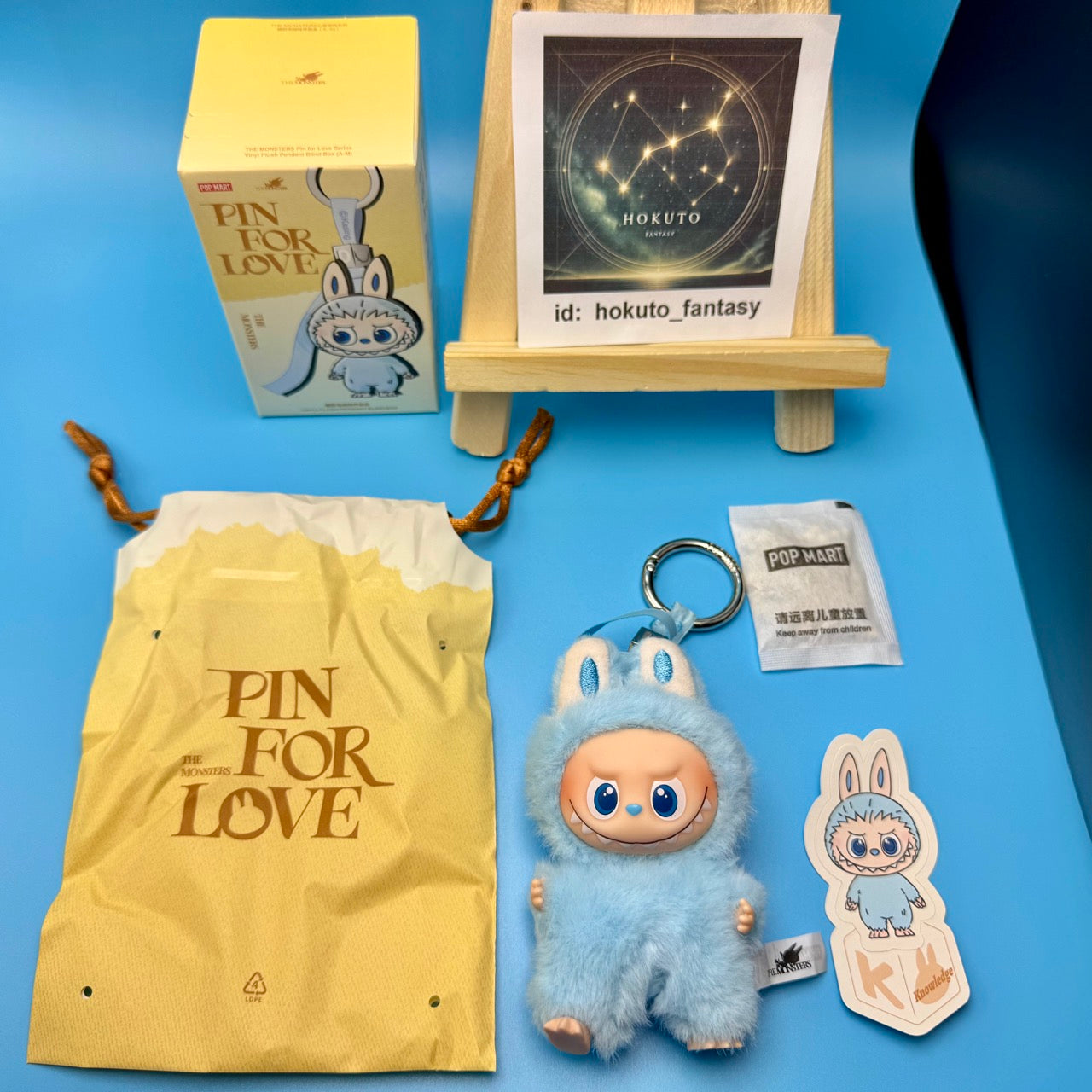 Authentic Popmart Labubu Pin for Love Vinyl Plush Pendant A-M
