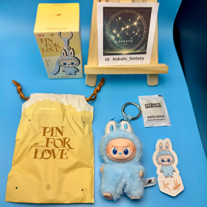 Authentic Popmart Labubu Pin for Love Vinyl Plush Pendant A-M