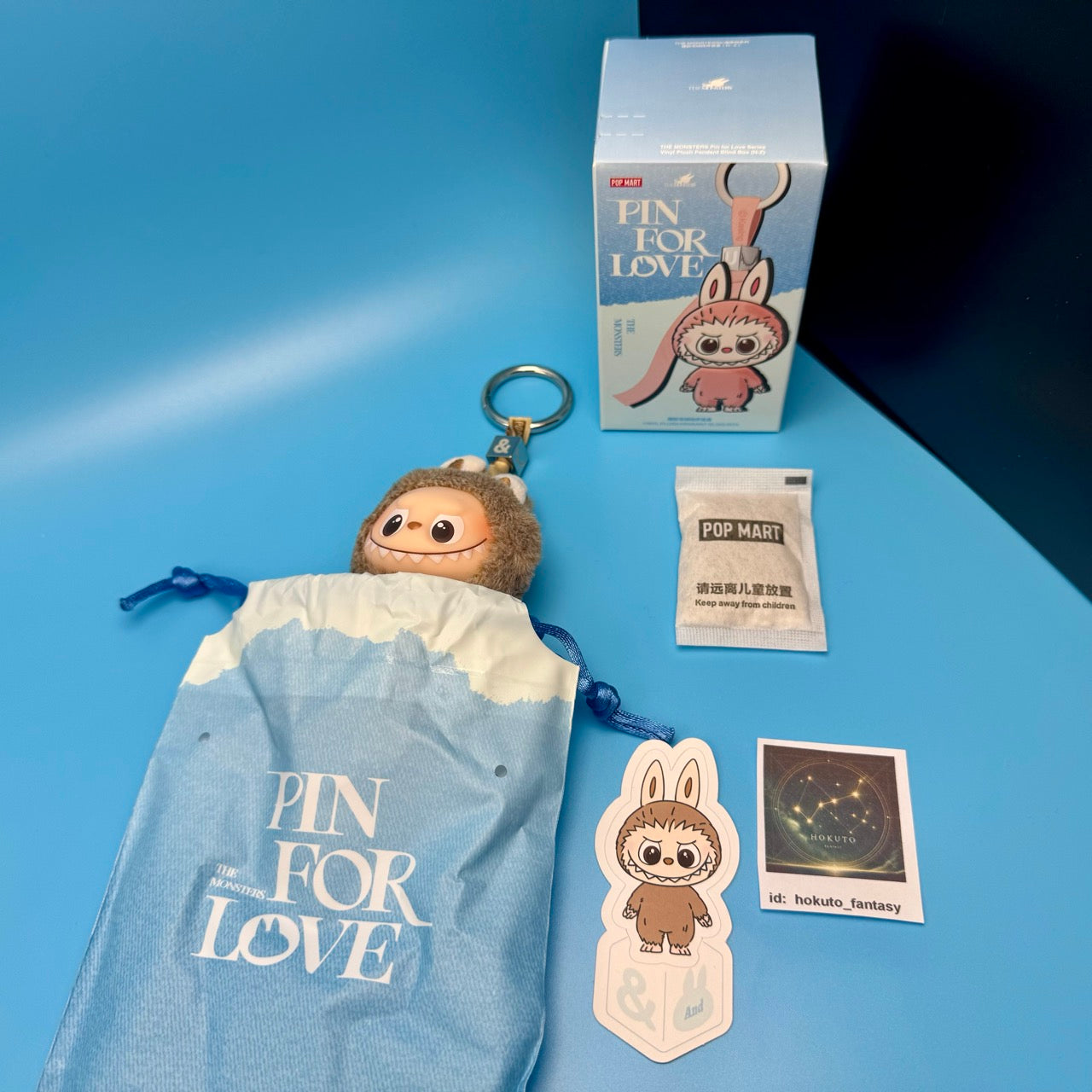 Authentic Popmart Labubu Pin for Love Vinyl Plush Pendant N-Z