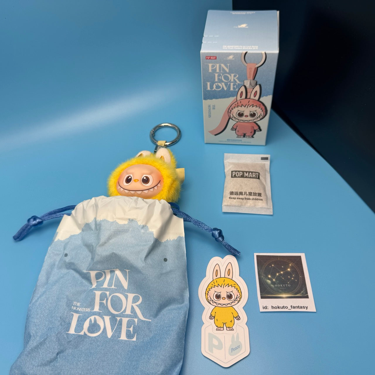 Authentic Popmart Labubu Pin for Love Vinyl Plush Pendant N-Z