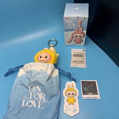 Authentic Popmart Labubu Pin for Love Vinyl Plush Pendant N-Z