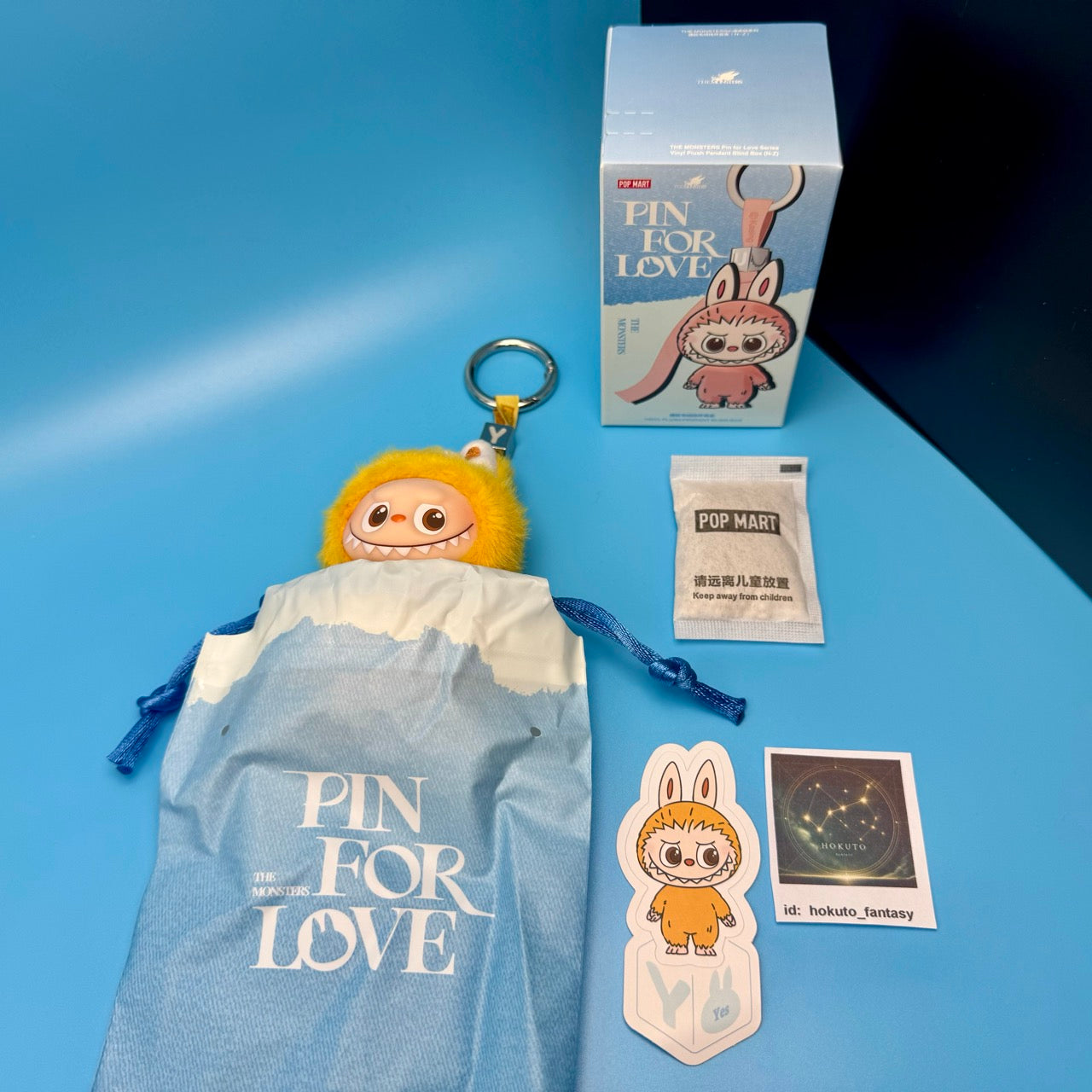 Authentic Popmart Labubu Pin for Love Vinyl Plush Pendant N-Z