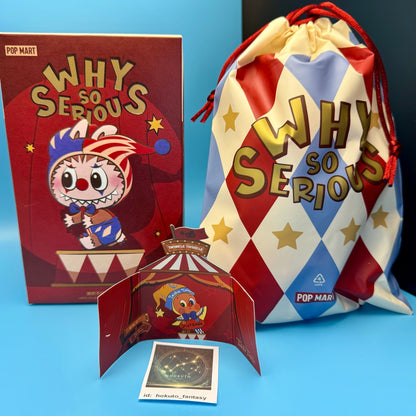 Authentic Popmart | Why So Serious Vinyl Plush Pendant - confirmed char
