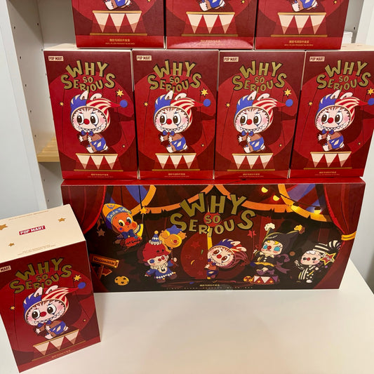 Auténtico Popmart | Colgante de peluche de vinilo "Why So Serious" - personaje confirmado