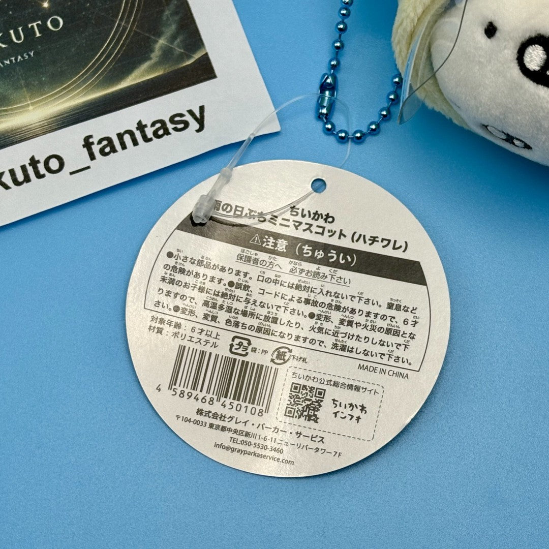 Chiikawa Authentic Mascot Keychain | Rainy Day Series