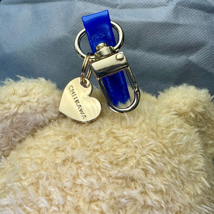 Chiikawa Authentic Mascot Keychain (Large) | Kiramekko Teddy Bear