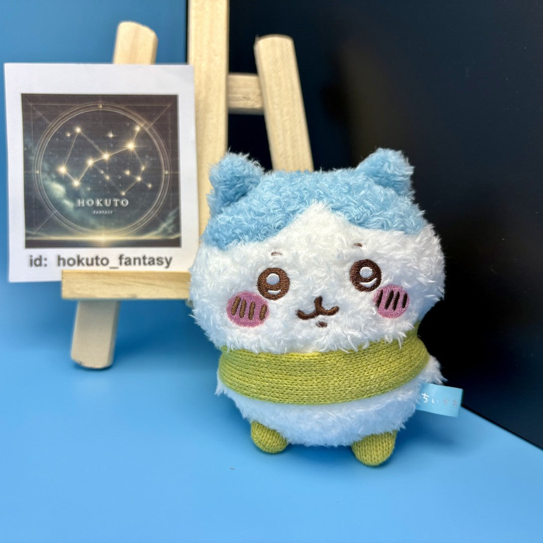Chiikawa Authentic Mascot Keychain | Winter Scarf Plush Keychain