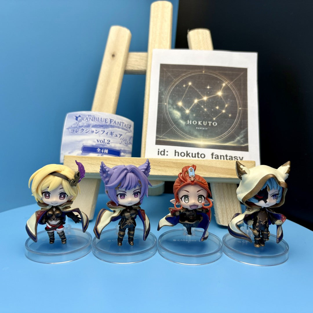 Juguete cápsula Gacha de Granblue Fantasy Eternals Vol. 2 | Japón - Set completo de 4