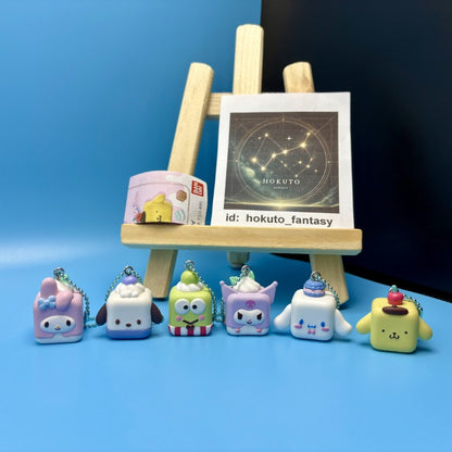 Sanrio Characters - Cápsula de juguete gacha de postres cúbicos | Bandai Japón