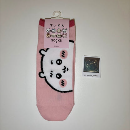 Chiikawa Authentic Mascot Crew Socks - Close-Up