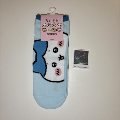 Chiikawa Authentic Mascot Crew Socks - Close-Up