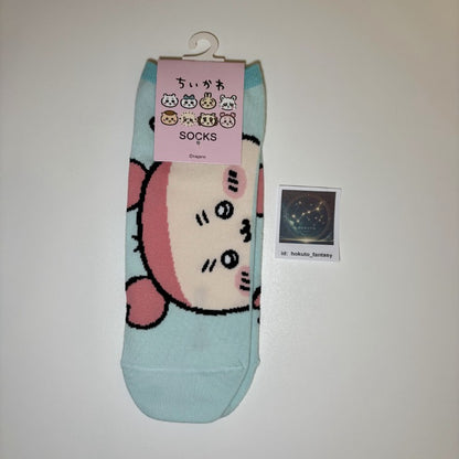 Chiikawa Authentic Mascot Crew Socks - Close-Up