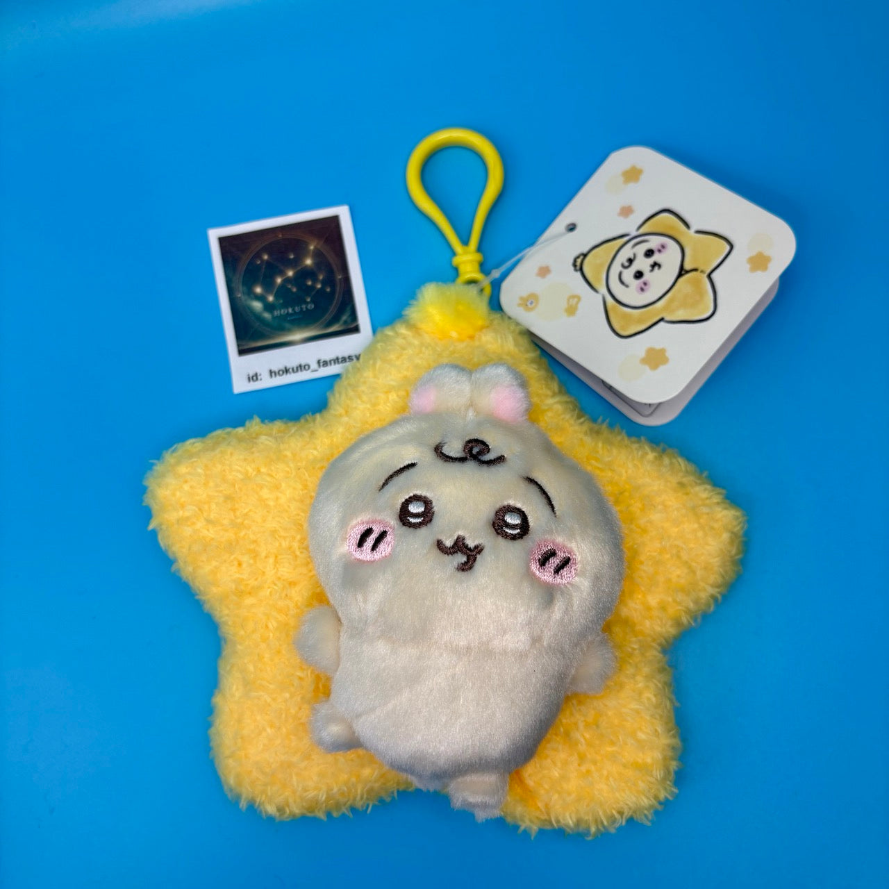 Chiikawa Authentic Mascot Keychain | Chiikawa Baby Usagi Wrapped in a Star